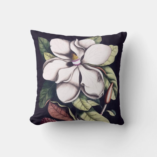 Cojín Decorativo Flor magnolia (Anverso)
