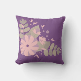 Cojín Decorativo Flor morada
