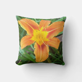 Cojín Decorativo Flor naranja