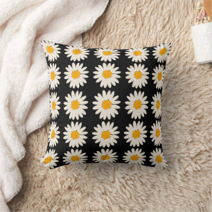 Cojín Decorativo Flor negra