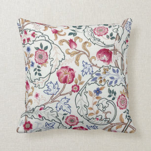Cojín Decorativo Flor, patrón floral, William Morris