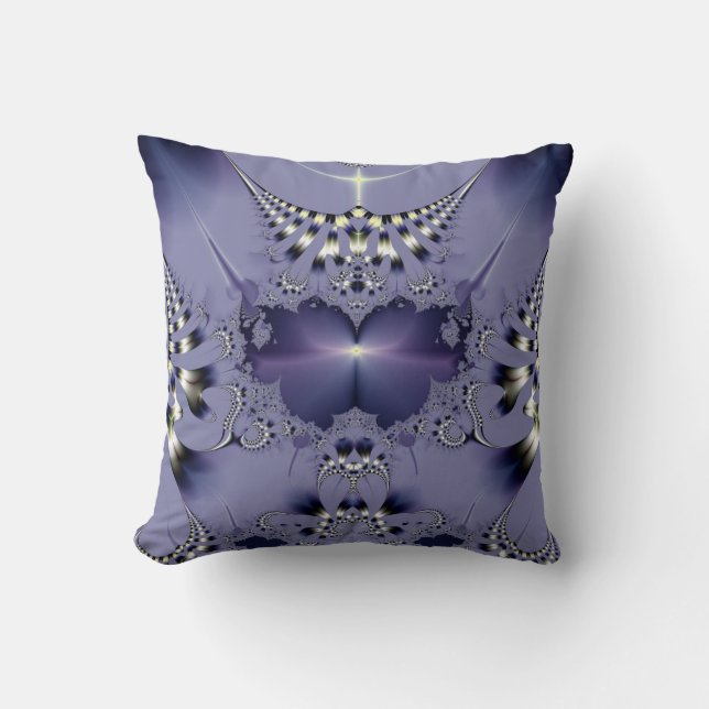 Cojín Decorativo Flor Purpúrea (Anverso)