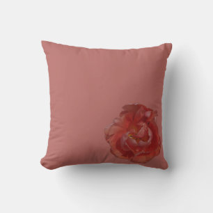 Cojín Decorativo flor roja