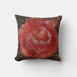 Cojín Decorativo flor roja