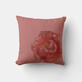 Cojín Decorativo flor roja