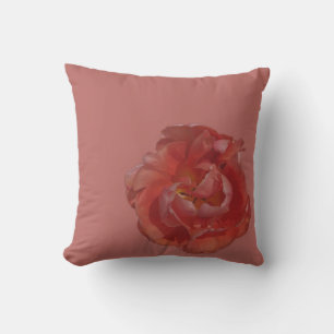 Cojín Decorativo flor roja