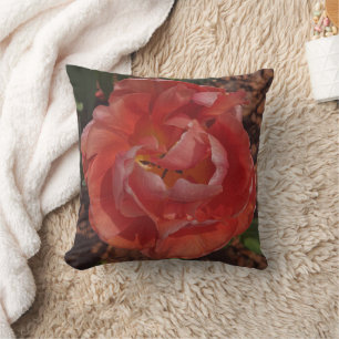 Cojín Decorativo flor roja