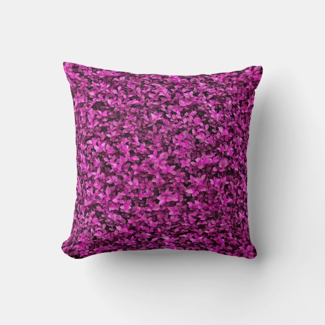 Cojín Decorativo Flor rosa (Anverso)
