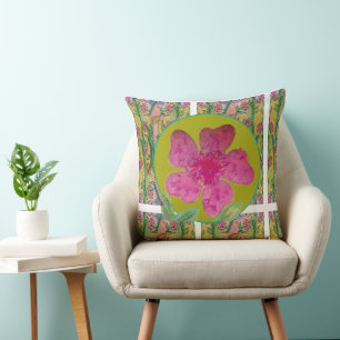 Cojín Decorativo Flor rosa grande