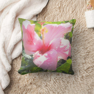 Cojín Decorativo Flor rosa hibiscus