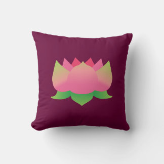 Cojín Decorativo Flor rosa Lotus