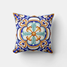 Cojín Decorativo Flor siciliana barroca II