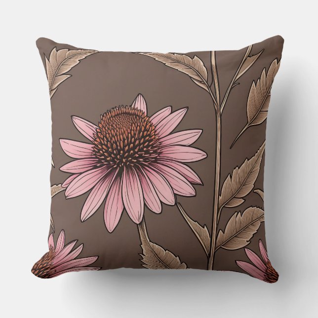 Cojín Decorativo Flor silvestre (Anverso)