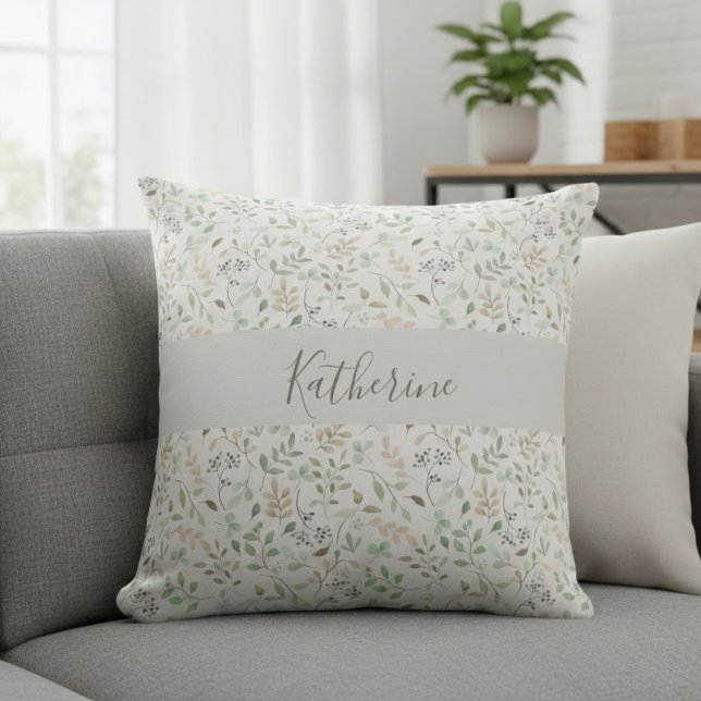 Cojín Decorativo Flor silvestre Boho Personalizada (Subido por el creador)