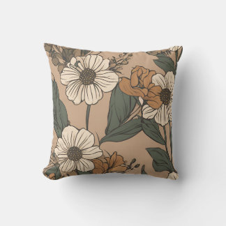 Cojín Decorativo Flor silvestre Bouquet Cottagecore D2