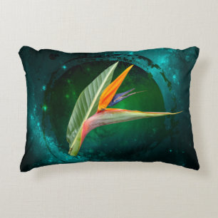 Cojín Decorativo flor trendy de ave del paraíso