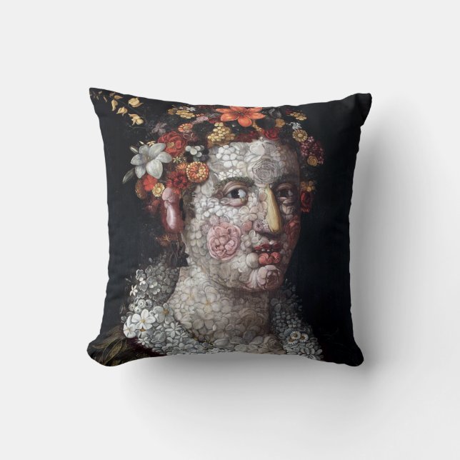 Cojín Decorativo Flora, Arcimboldo (Anverso)