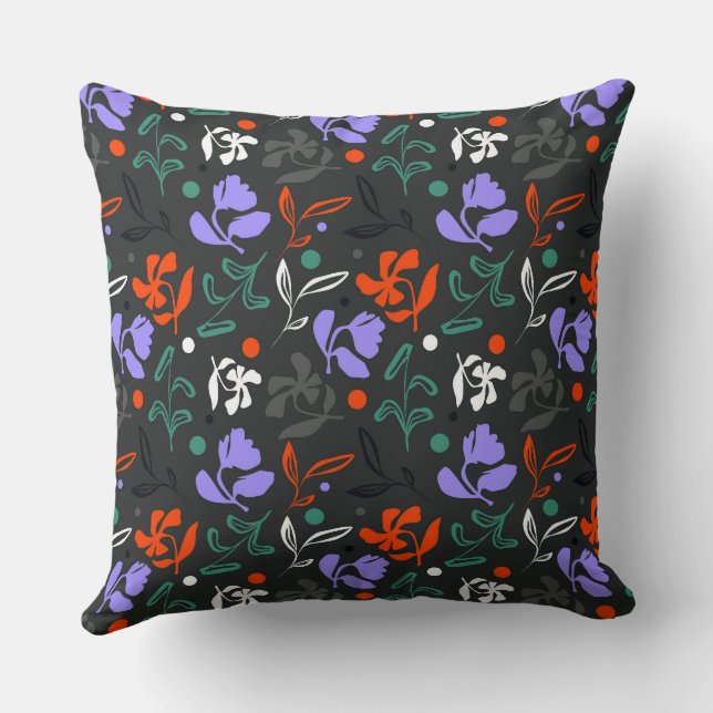Cojín Decorativo Flora de Crepúsculo (Reverso )