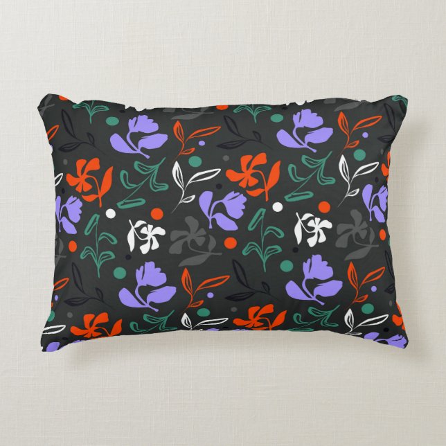 Cojín Decorativo Flora de Crepúsculo (Anverso)
