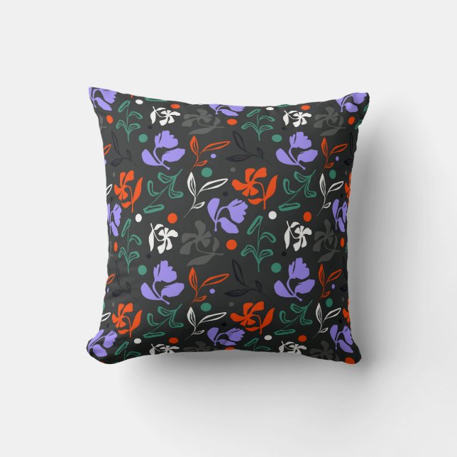 Cojín Decorativo Flora de Crepúsculo (Anverso)