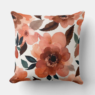 Cojín Decorativo Flora de la Tierra y la Peach