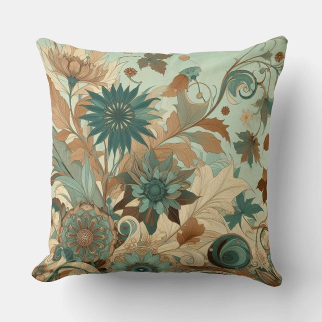 Cojín Decorativo Flora Fauna Cushion (Anverso)