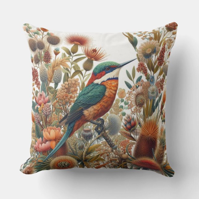 Cojín Decorativo Flora Fauna Cushion (Anverso)