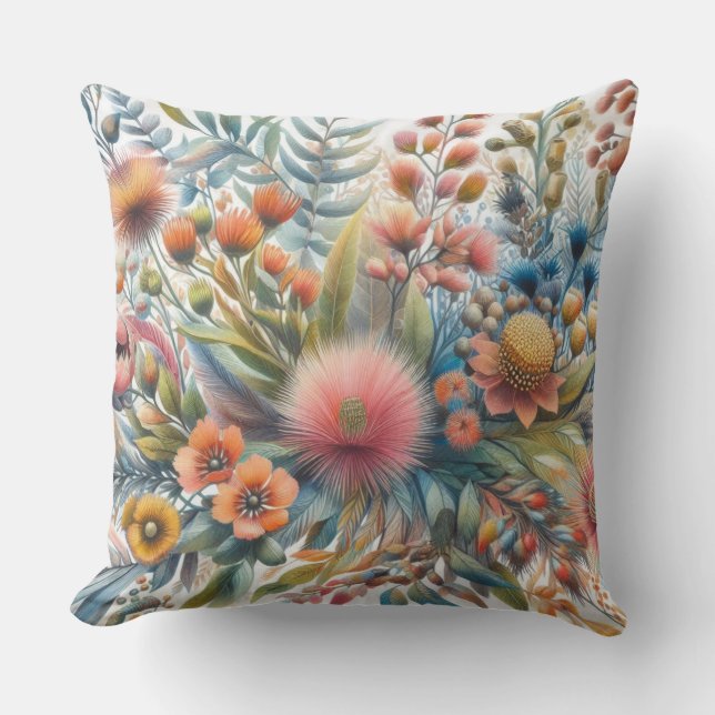 Cojín Decorativo Flora Fauna Cushion (Anverso)