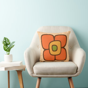 Cojín Decorativo Floración Retro de Primavera