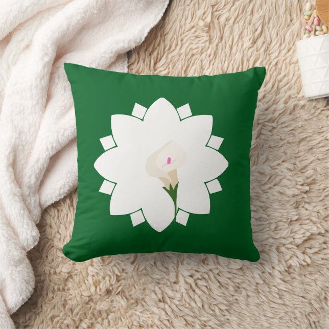 Cojín Decorativo floral (Manta)