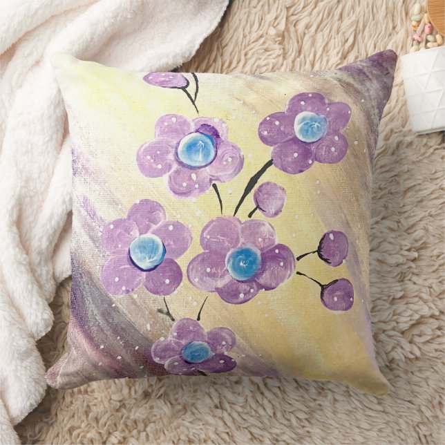 Cojín Decorativo Floral (Manta)