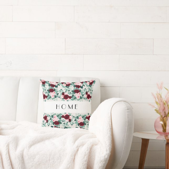 Cojín Decorativo Floral (Sofá)