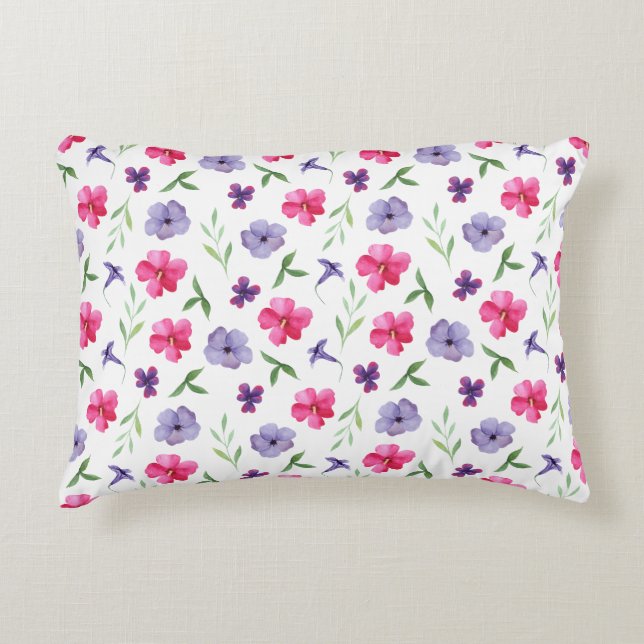 Cojín Decorativo Floral (Anverso)