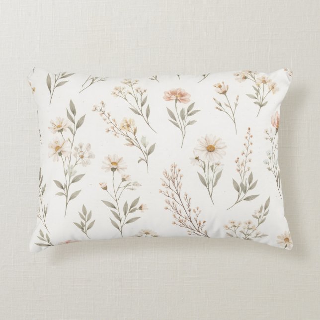 Cojín Decorativo Floral (Anverso)