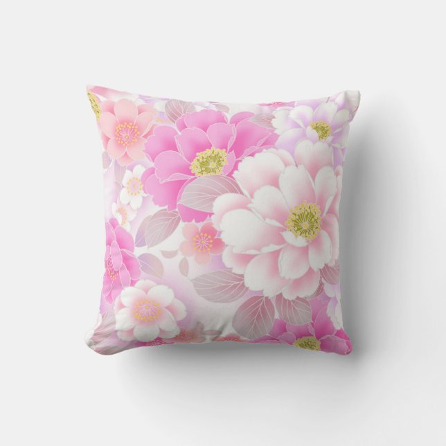 Cojín Decorativo Floral (Anverso)