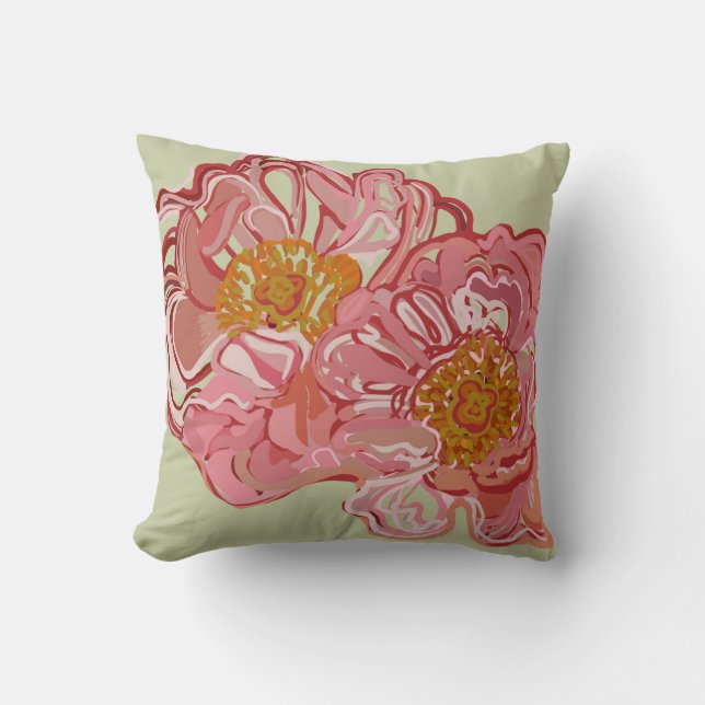 Cojín Decorativo Floral (Anverso)
