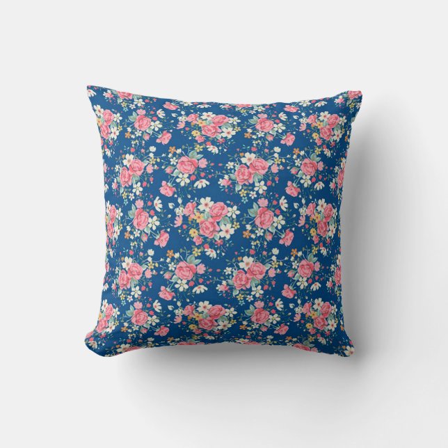 Cojín Decorativo Floral (Anverso)