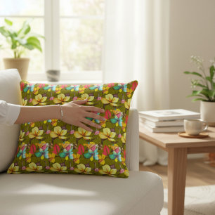 Cojín Decorativo Floral