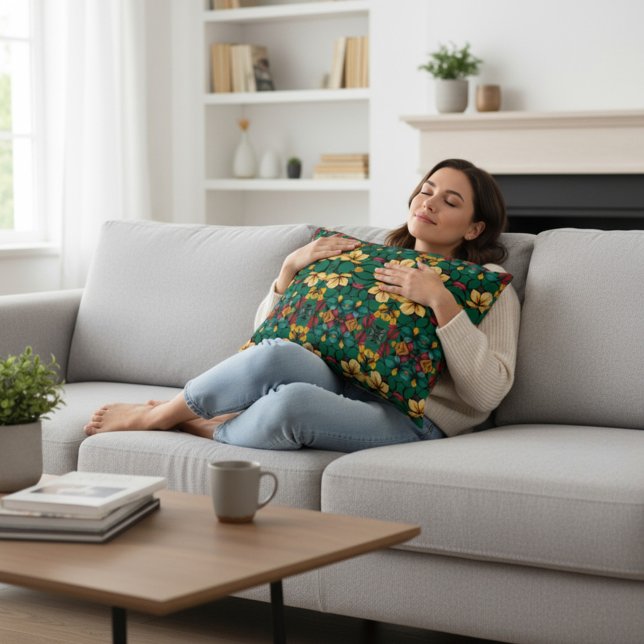 Cojín Decorativo Floral (Subido por el creador)