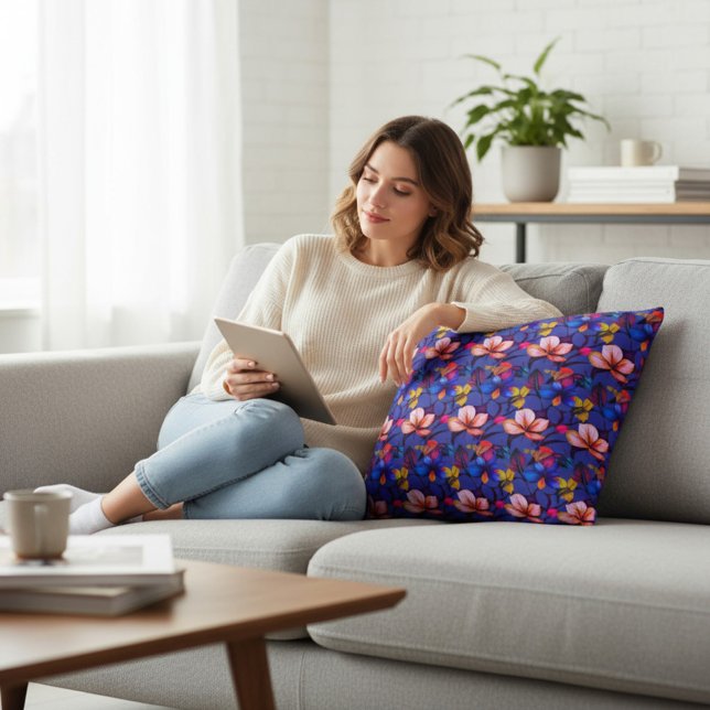 Cojín Decorativo Floral (Subido por el creador)