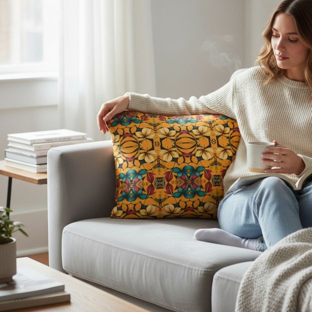 Cojín Decorativo Floral (Subido por el creador)