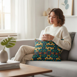 Cojín Decorativo Floral