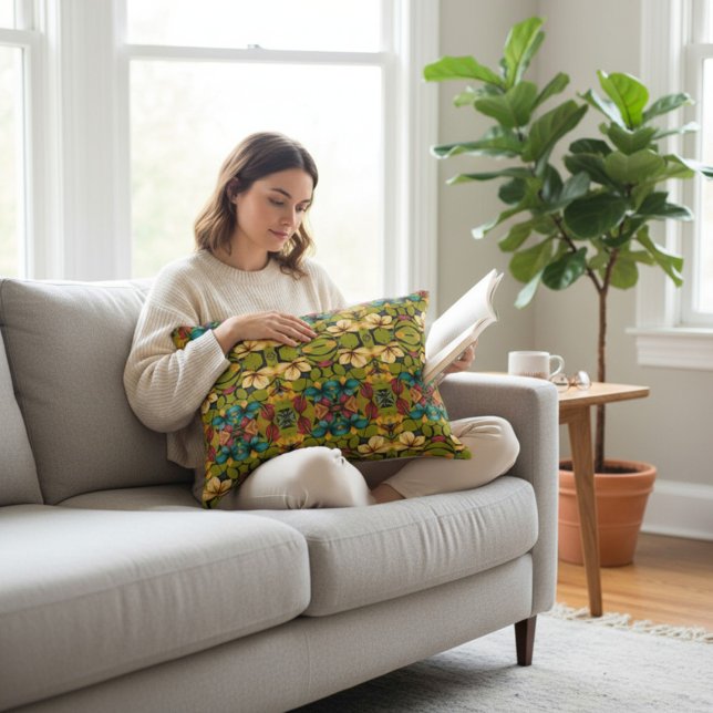 Cojín Decorativo Floral (Subido por el creador)