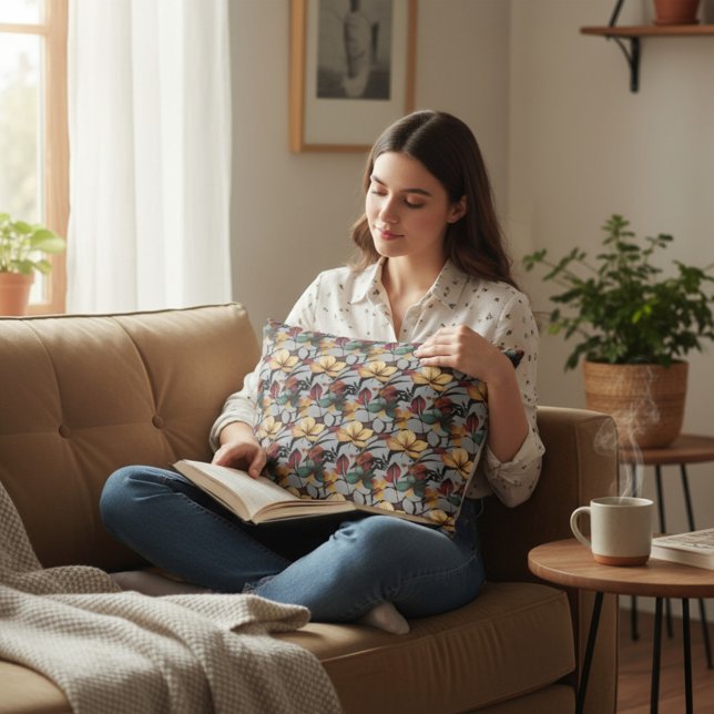 Cojín Decorativo Floral (Subido por el creador)