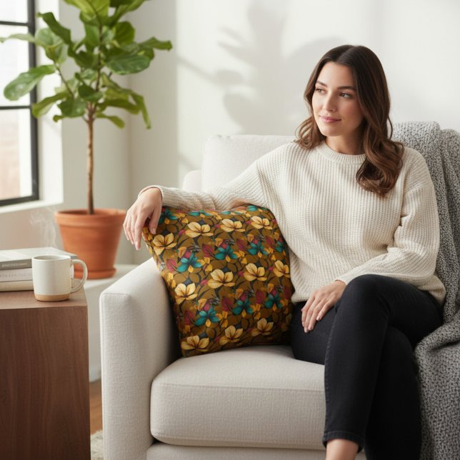 Cojín Decorativo Floral (Subido por el creador)