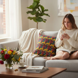 Cojín Decorativo Floral