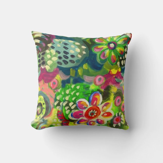 Cojín Decorativo floral (Anverso)