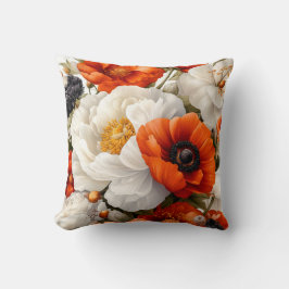 Cojín decorativo floral