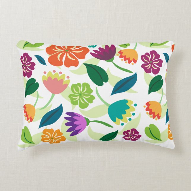 Cojín Decorativo Floral (Anverso)