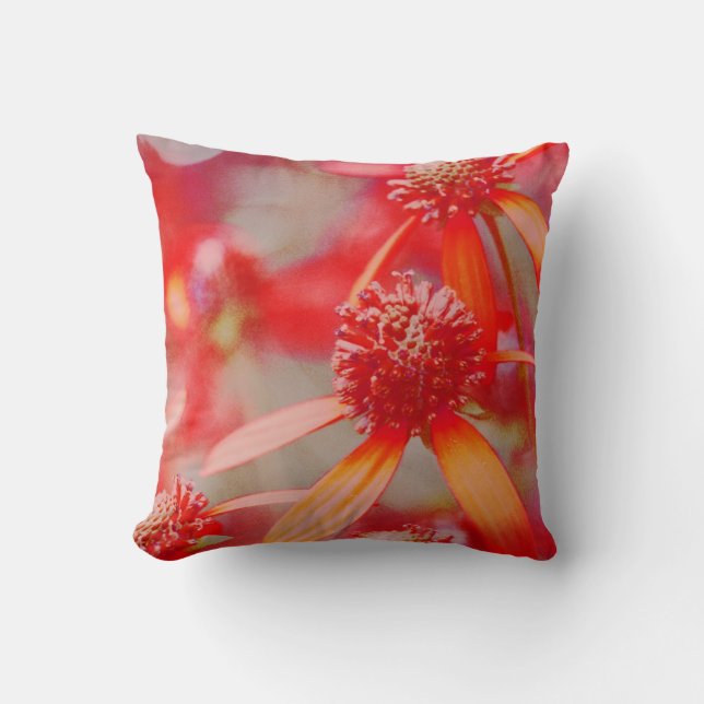 Cojín decorativo floral (Anverso)